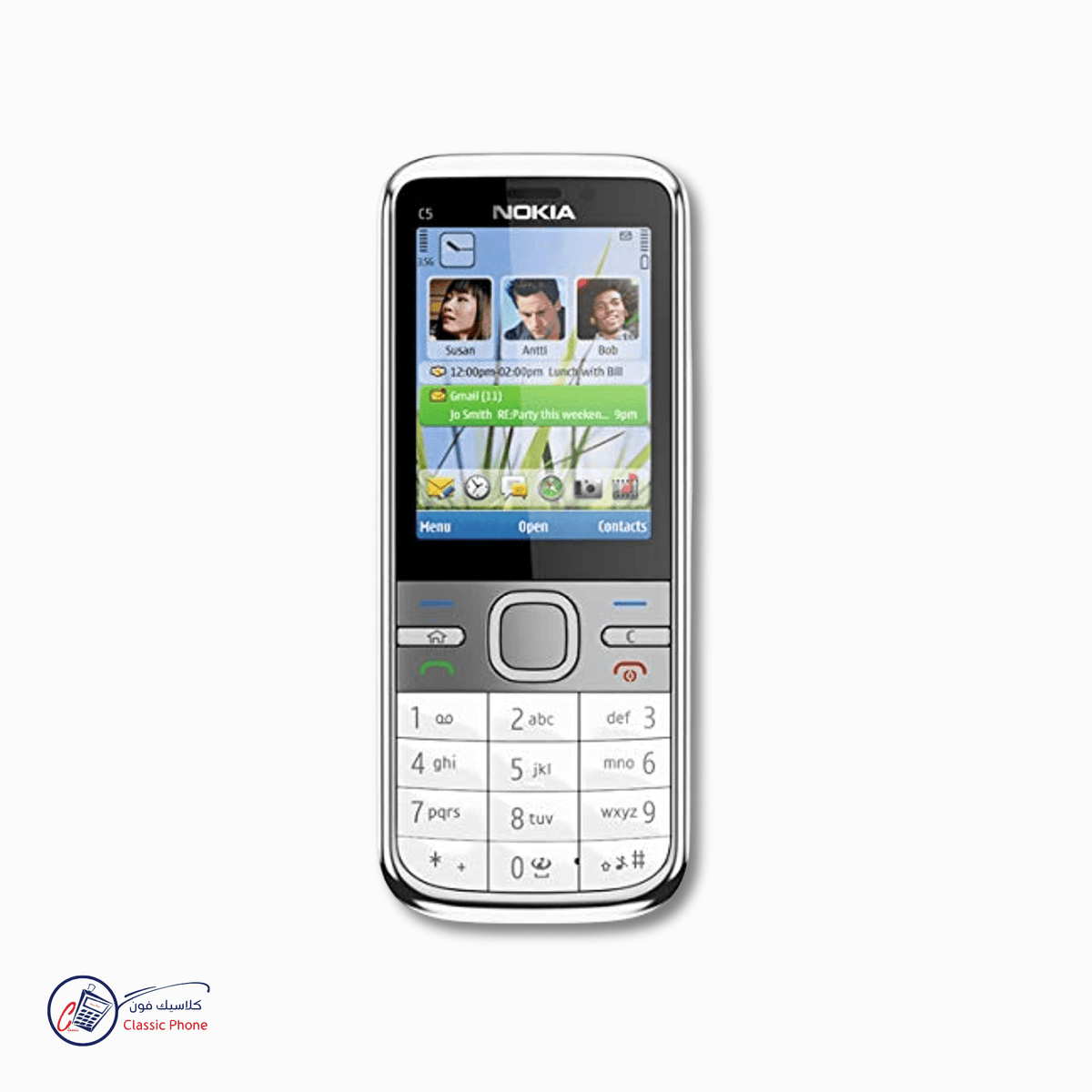 Nokia C5‑00 – Slim & Social Feature Phone - Classic Phone