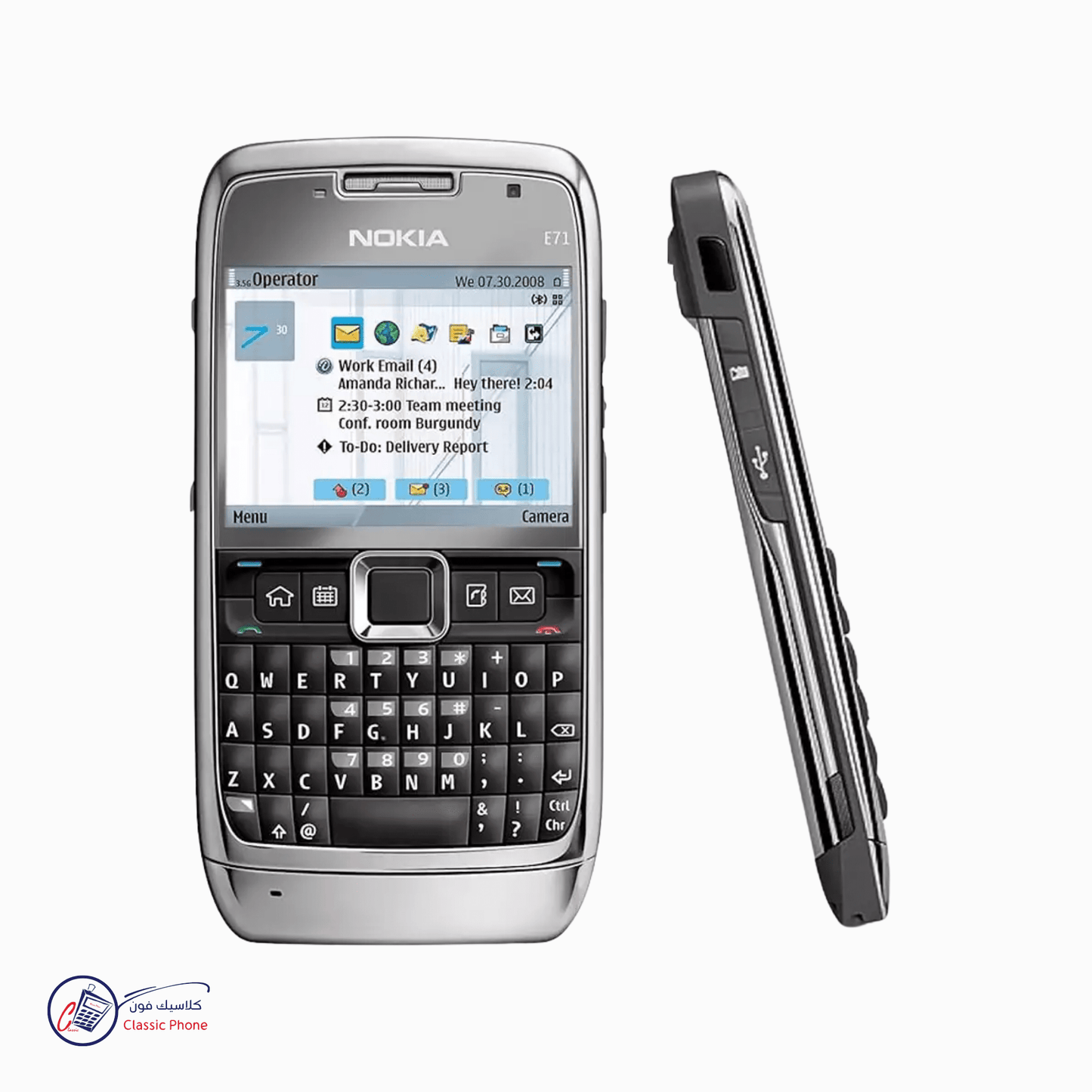 Nokia E71 – Premium Business QWERTY Smartphone - Classic Phone