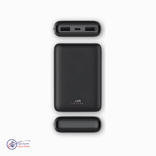 Cougar SP1 Mini Power Bank – 10000mAh, 2.4A Fast Charging