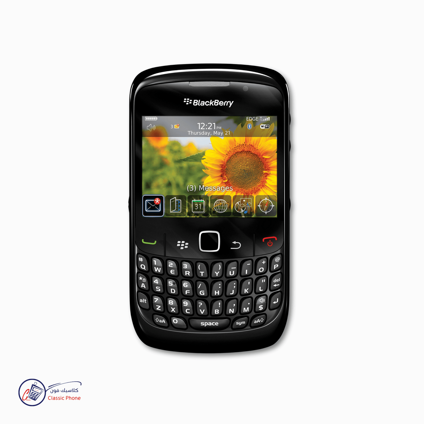 BlackBerry Curve 8520 – Original Classic QWERTY Smartphone - Classic Phone