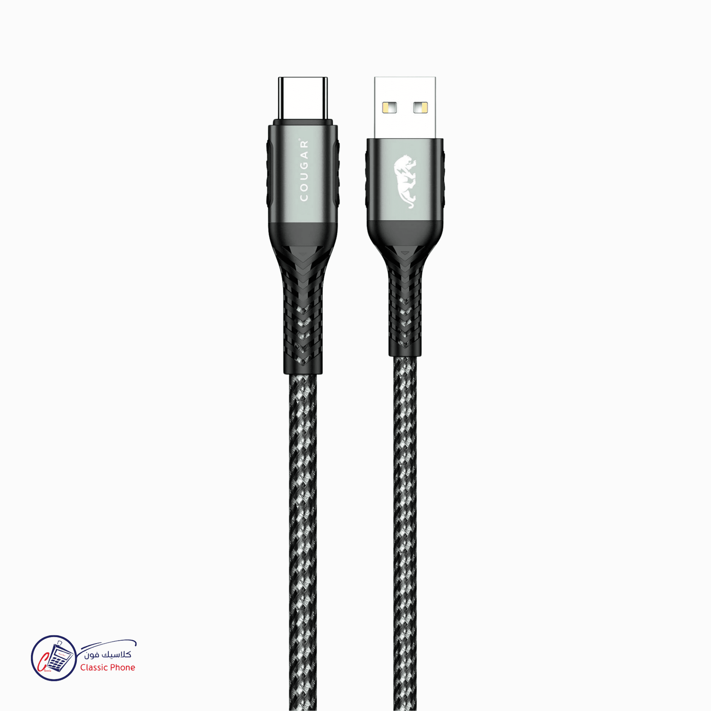 Cougar 4C – Premium USB - A to USB - C Braided Cable - Classic Phone