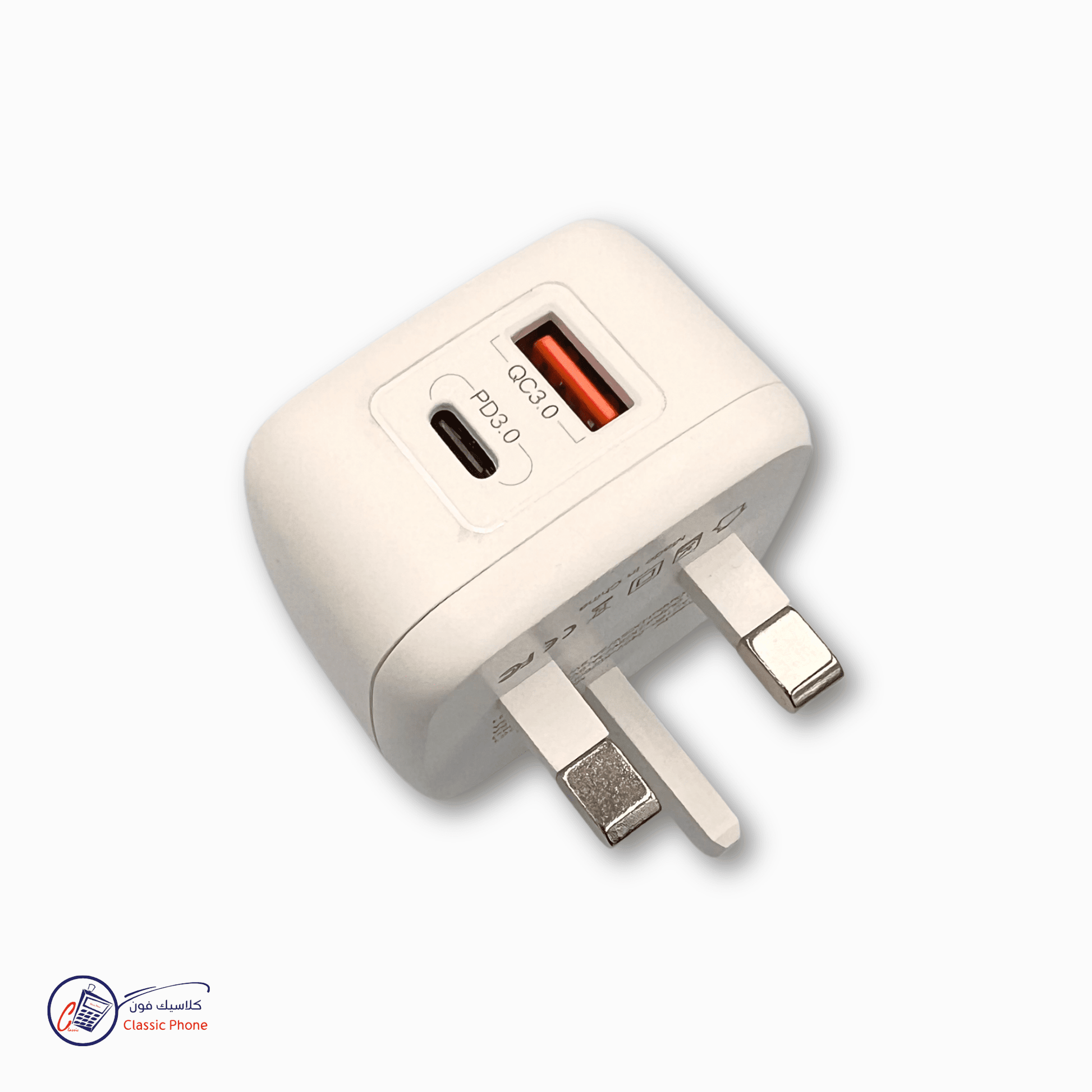 Cougar CC1 Smart Charger - USB - A + USB - C (PD 18W Max) - Classic Phone