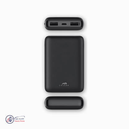 Cougar SP1 Mini Power Bank – 10000mAh, 2.4A Fast Charging - Classic Phone