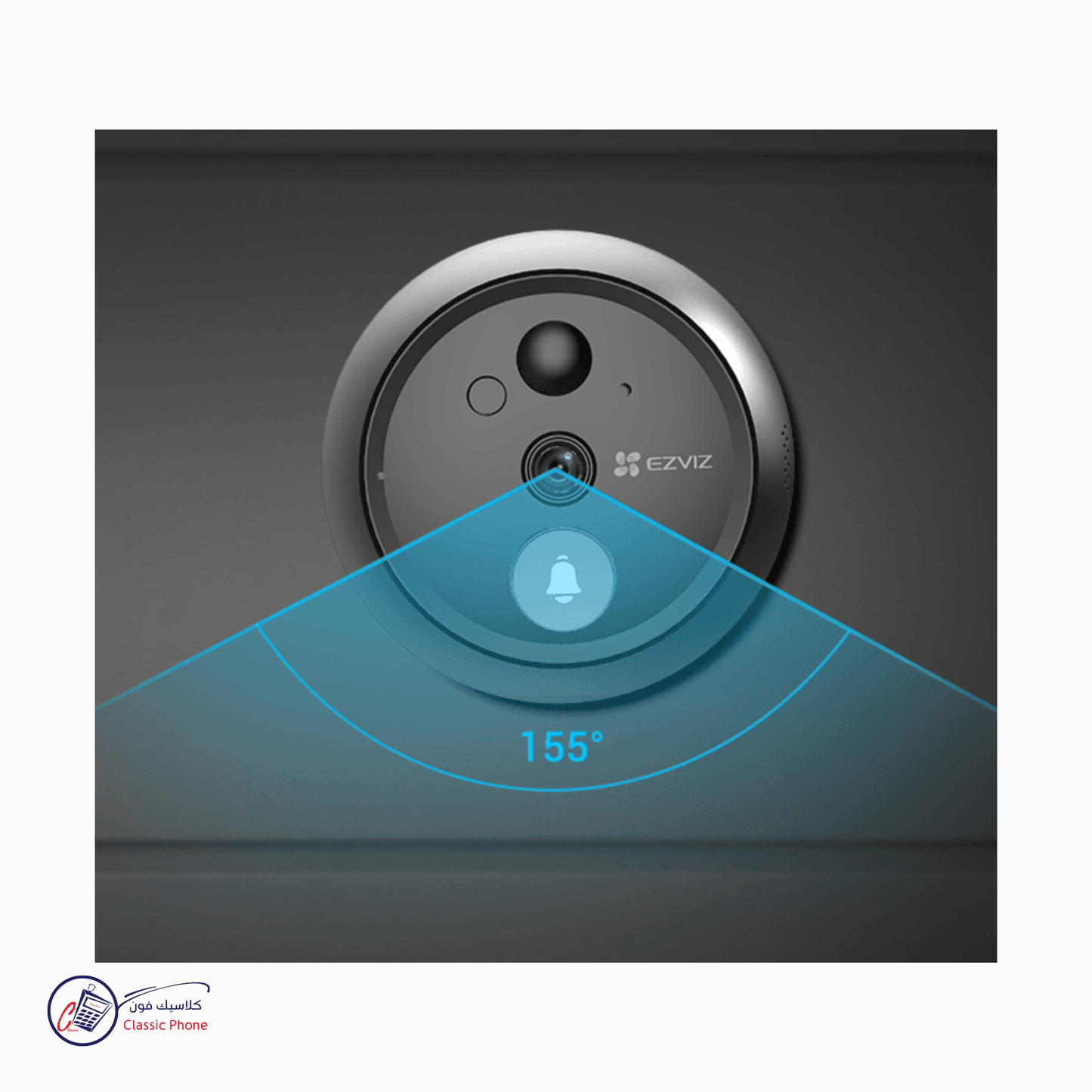 EZVIZ HP4 Smart Peephole Doorbell – Smarter Home Security - Classic Phone