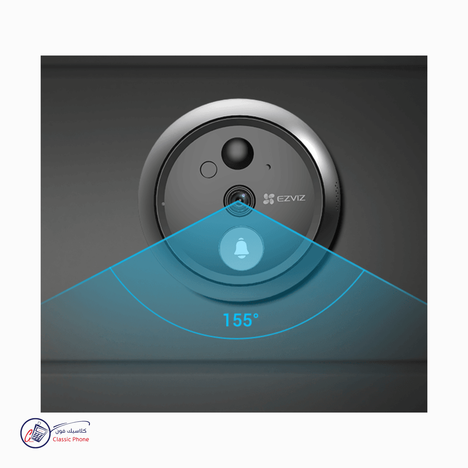 EZVIZ HP4 Smart Peephole Doorbell – Smarter Home Security - Classic Phone