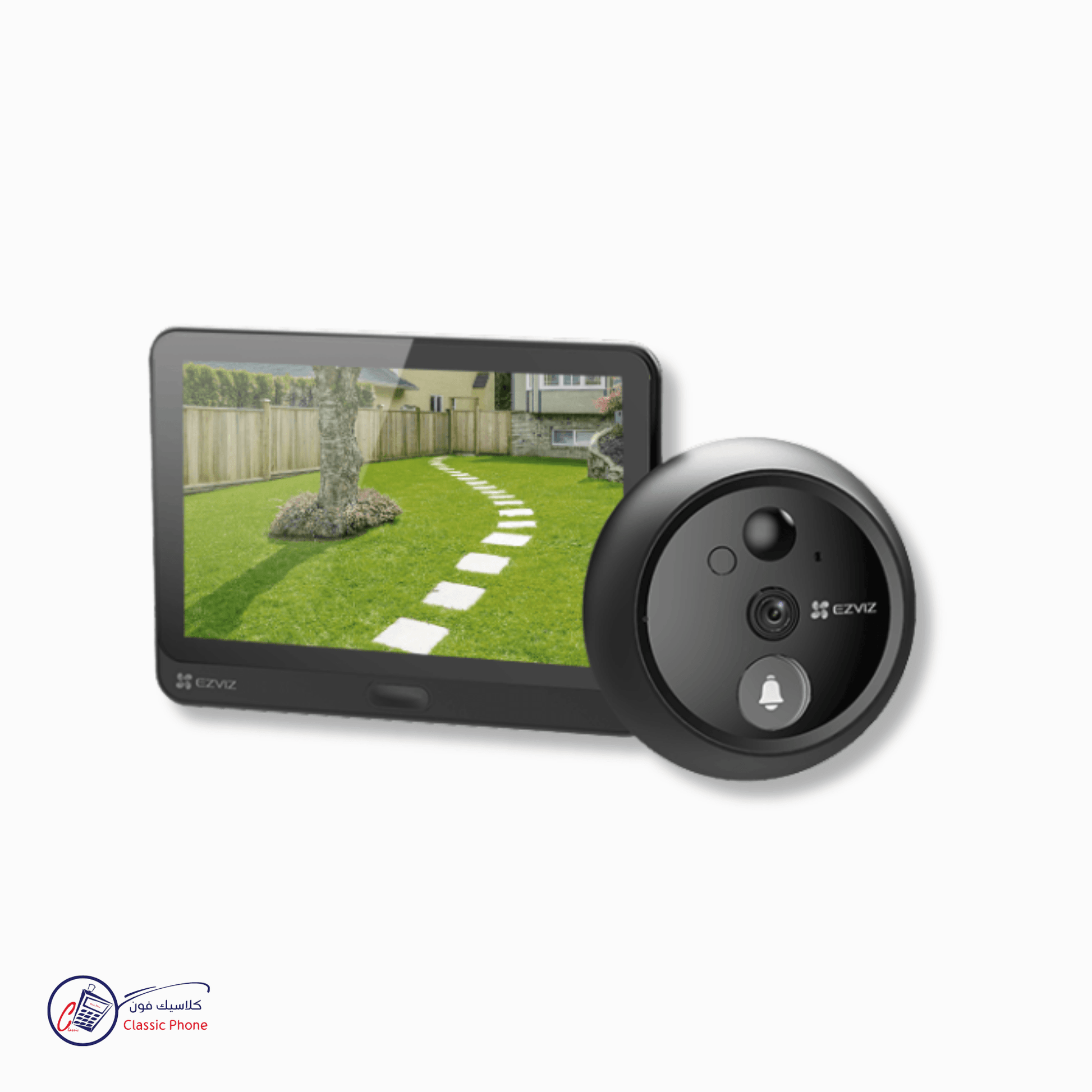 EZVIZ HP4 Smart Peephole Doorbell – Smarter Home Security - Classic Phone