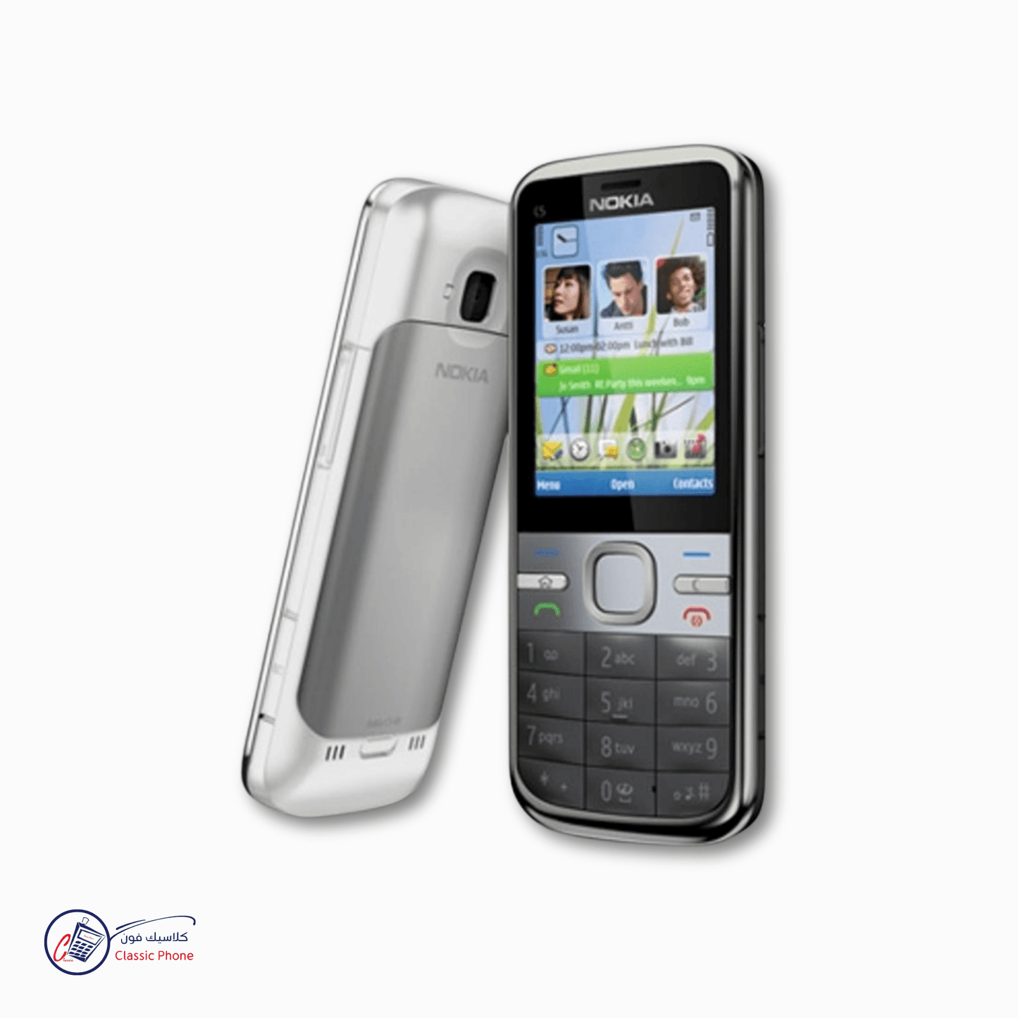 Nokia C5‑00 – Slim & Social Feature Phone - Classic Phone