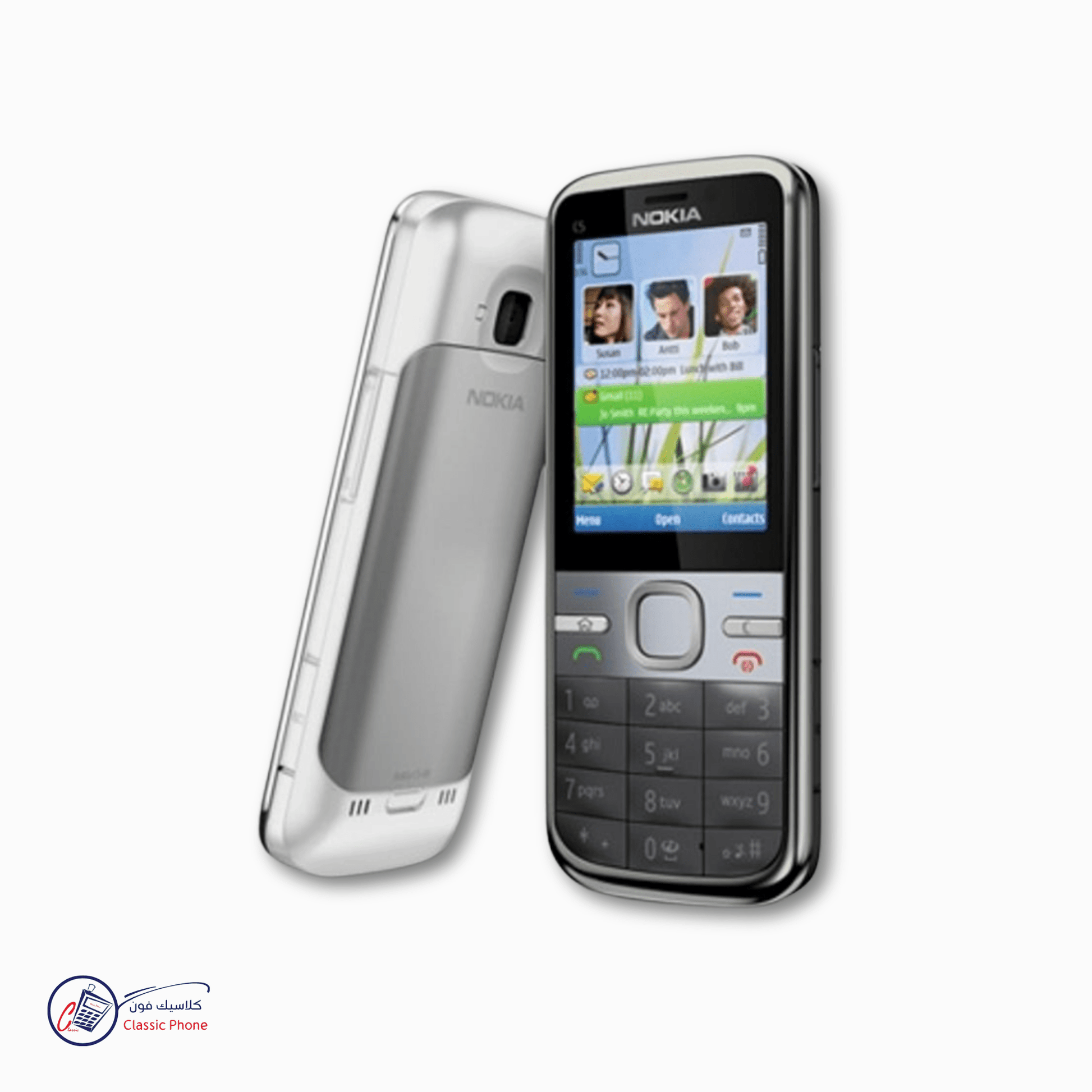 Nokia C5‑00 – Slim & Social Feature Phone - Classic Phone