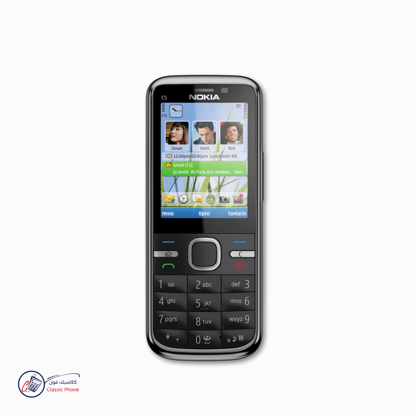 Nokia C5‑00 – Slim & Social Feature Phone - Classic Phone
