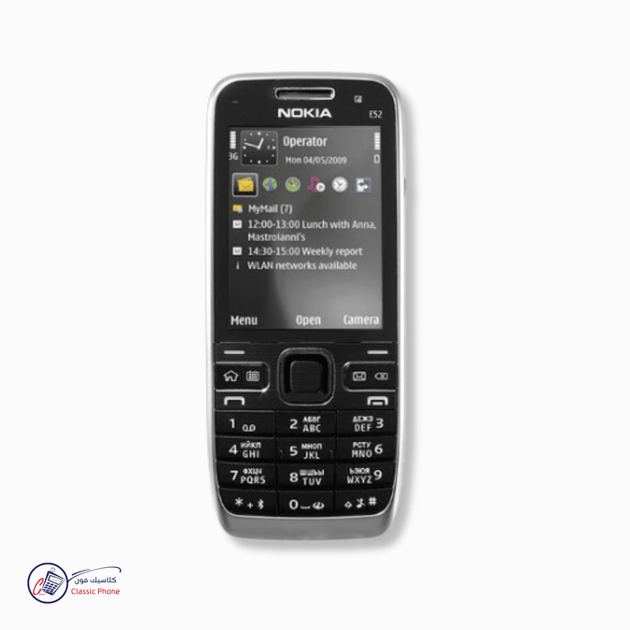 Nokia E52 – Slim Business Smartphone with Wi‑Fi - Classic Phone
