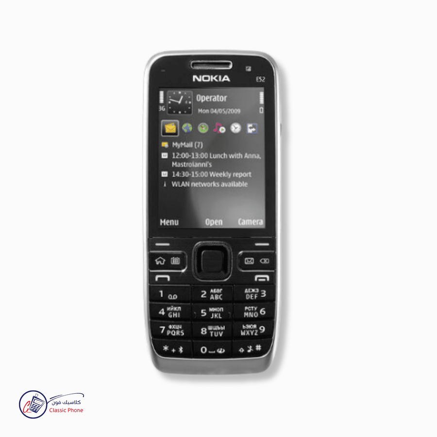 Nokia E52 – Slim Business Smartphone with Wi‑Fi - Classic Phone