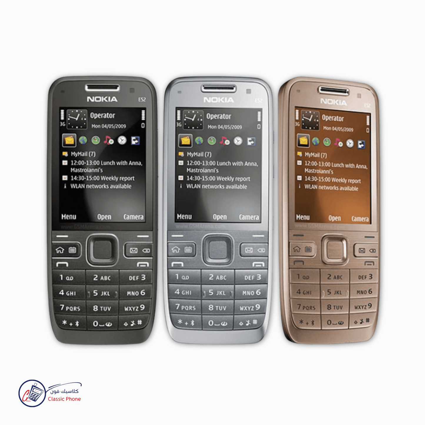Nokia E52 – Slim Business Smartphone with Wi‑Fi - Classic Phone