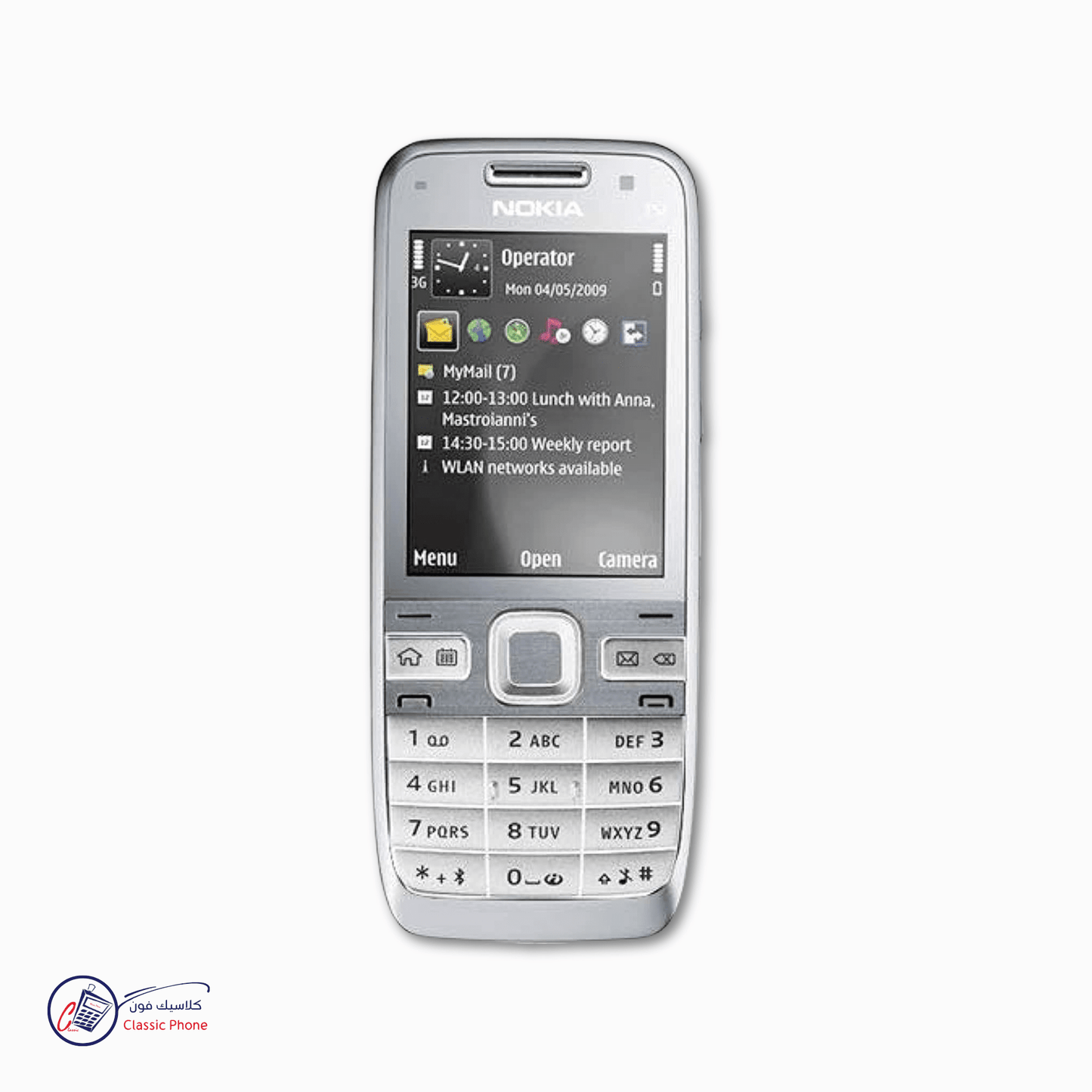 Nokia E52 – Slim Business Smartphone with Wi‑Fi - Classic Phone