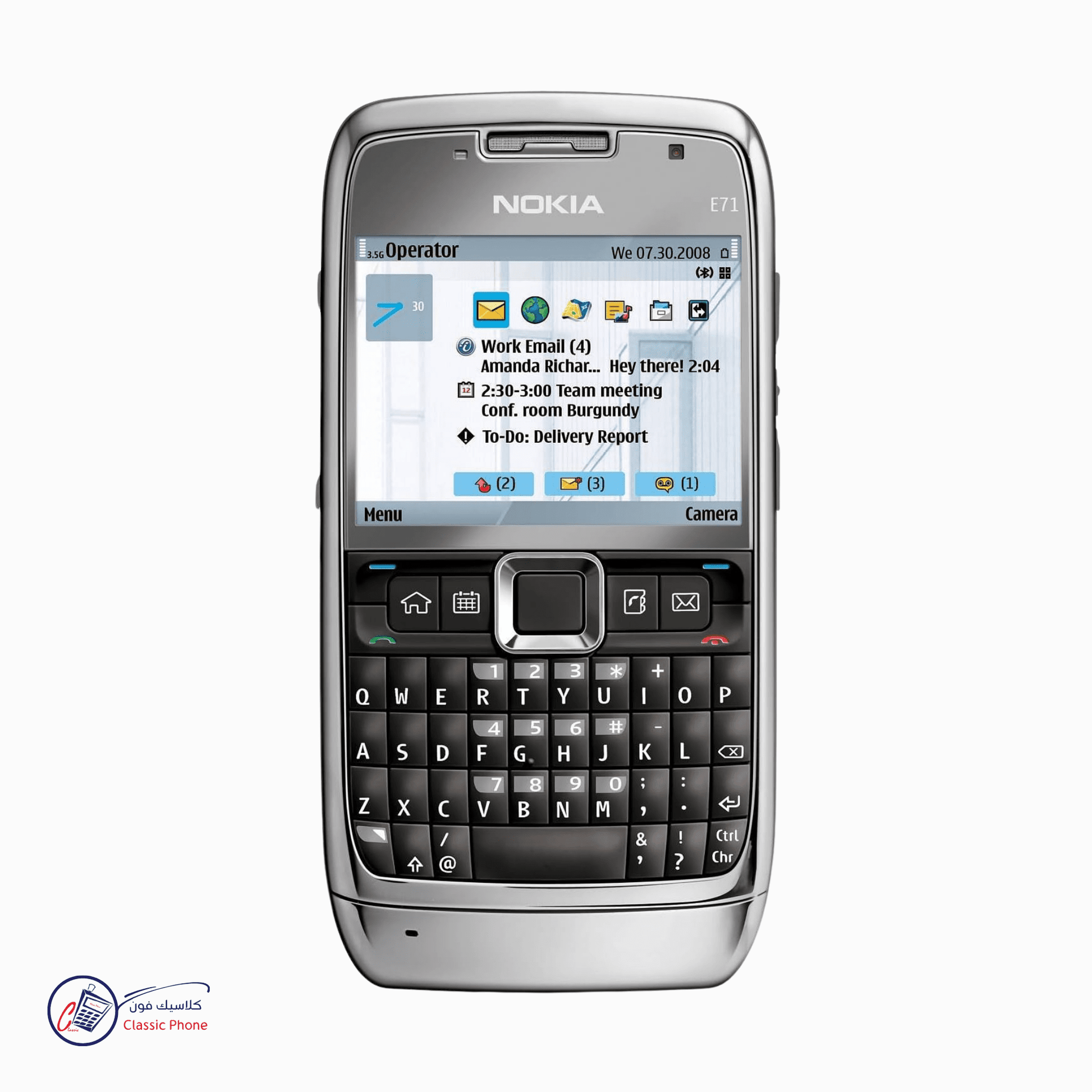 Nokia E71 – Premium Business QWERTY Smartphone - Classic Phone