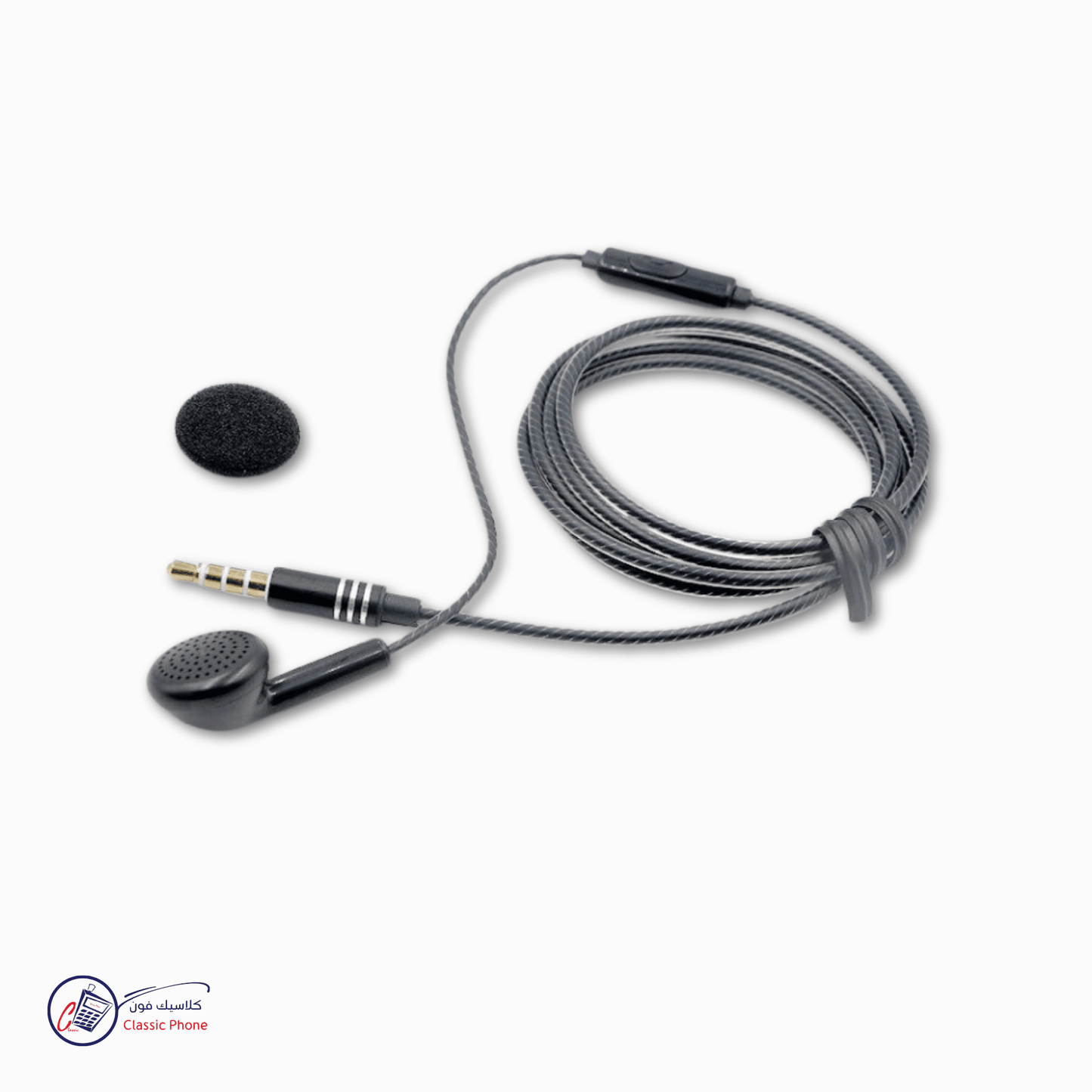 OKU‑01 Mono Earbud Headset – In‑Ear with Mic - Classic Phone