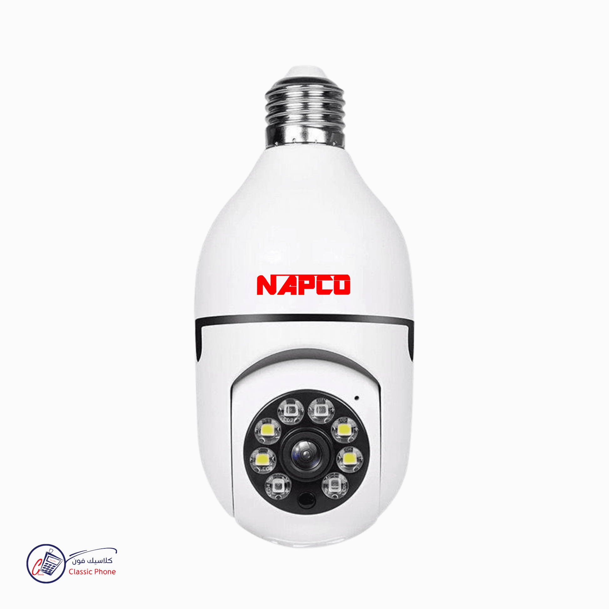 Wi - Fi Smart Bulb Camera B2 - L - V3 (ICSee) – 1080p, Dual - Light, Motion Tracking - Classic Phone